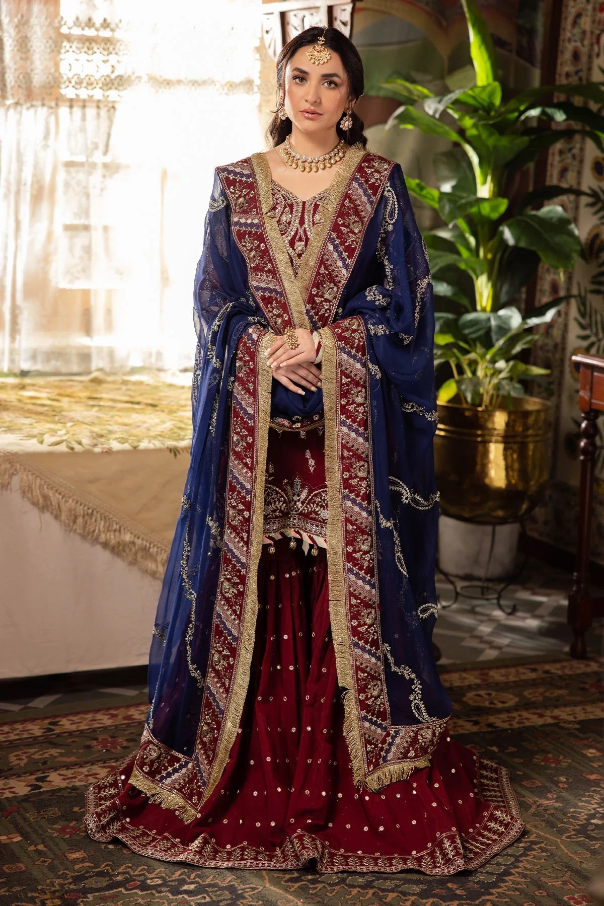 Elegant Embroidered Chiffon & Silk Unstitched Formal Ensemble - Shehrbano