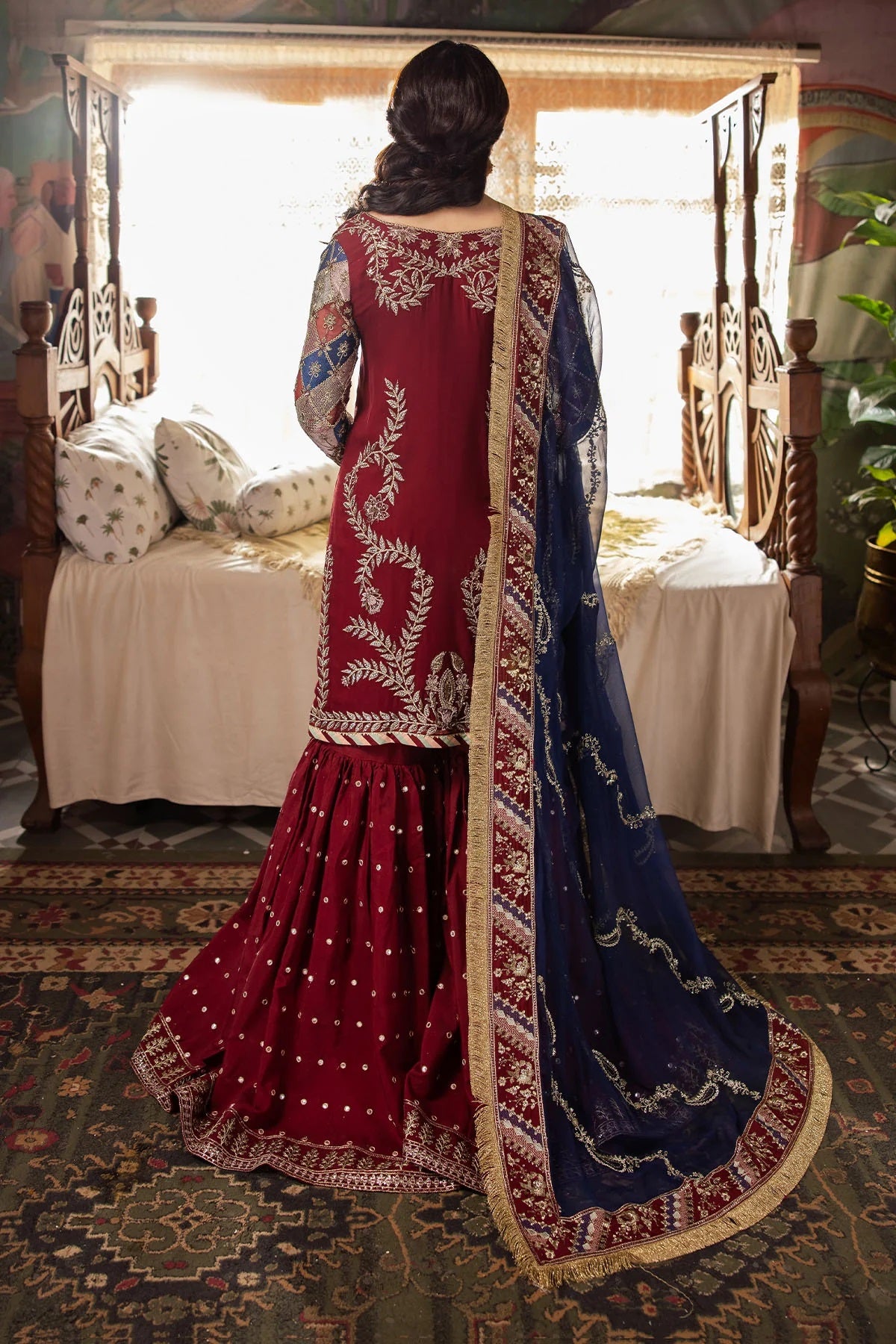 Elegant Embroidered Chiffon & Silk Unstitched Formal Ensemble - Shehrbano